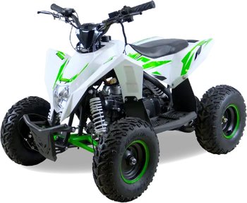 Детский электроквадроцикл MOTAX GEKKON 1300W Бело-зеленый