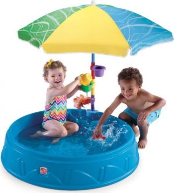 Бассейн для малышей с зонтиком Step 2 716099