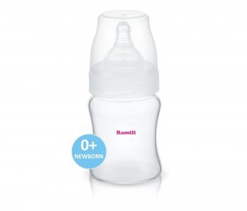 Противоколиковая бутылочка для кормления Ramili Baby AB2100 (210 мл, 0+, слабый поток) (Рамили Бэби)