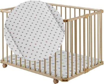Детский манеж-кроватка Geuther Ameli (Гейтер Амели) Натуральный (цвет дна 38)