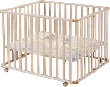 Детский манеж-кроватка Geuther Ameli (Гейтер Амели) Натуральный (цвет дна 04)