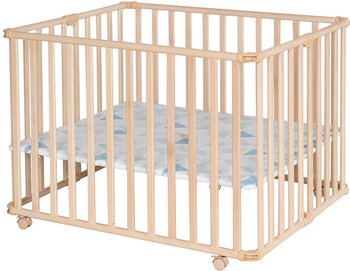 Детский манеж-кроватка Geuther Ameli (Гейтер Амели) Натуральный (цвет дна 11)