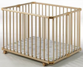 Детский манеж-кроватка Geuther Ameli (Гейтер Амели) Натуральный (цвет дна 35)