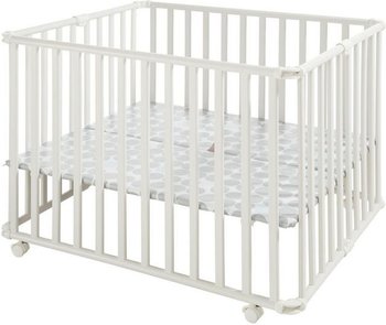 Детский манеж-кроватка Geuther Ameli (Гейтер Амели) Белый (цвет дна 13)