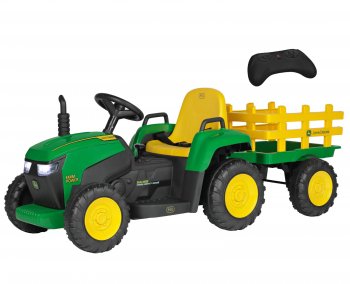 Электротрактор с прицепом Peg-Perego John Deere Farm Power