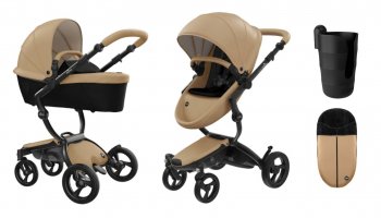 Коляска 2 в 1 Mima Xari 4G Latte (Starter Pack и шасси на выбор)