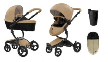 Коляска 2 в 1 Mima Xari 4G Latte (Starter Pack и шасси на выбор)