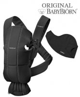 Рюкзак-кенгуру для новорожденных BabyBjorn Mini и нагрудник 3