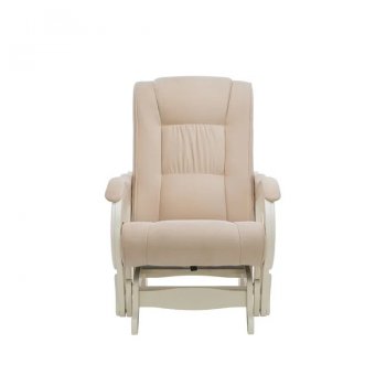 Кресло для кормления и укачивания Milli Style lux Дуб шампань, ткань Verona Vanilla