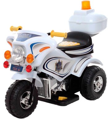 Детский электромотоцикл Rivertoys MOTO HL-218 Белый