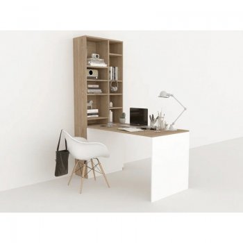 Стол-стеллаж №2 ABC King Crisp без ящиков Левый