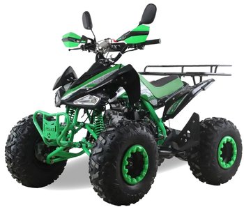 Квадроцикл подростковый бензиновый MOTAX ATV T-Rex Super LUX 125 сс Черно-зеленый