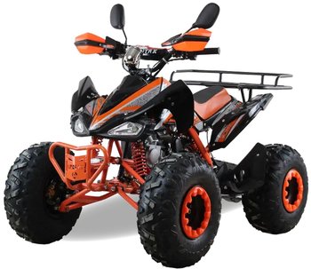 Квадроцикл подростковый бензиновый MOTAX ATV T-Rex Super LUX 125 сс Черно-оранжевый