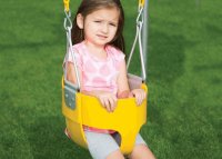 Качель для малышей Rainbow Play Systems полностью закрытая (Commerical-Grade Bucket Swing) 1