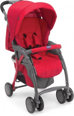 Детская прогулочная коляска Chicco Simplicity Plus Top (Чикко Симплисити Плюс Топ) Red