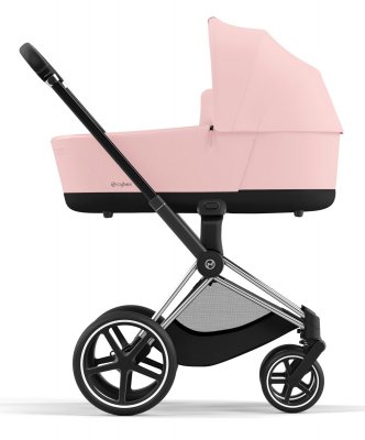 Коляска для новорожденных Cybex Priam и e-Priam IV Peach Pink (шасси на выбор) шасси Chrome Black