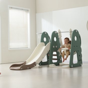 Горка с качелями Unix Kids Dino