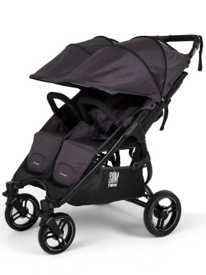 Прогулочная коляска для двойни Valco Baby Slim Twin Series 2 Signature Grey