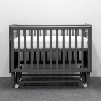 Детская кровать ANTEMI Mari с универсальным маятником Графит