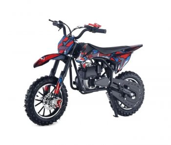 Детский бензиновый мотоцикл Rivertoys ROBY Черный