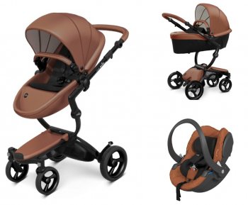 Коляска 3 в 1 Mima Xari 4G Camel (Starter Pack и шасси на выбор)	