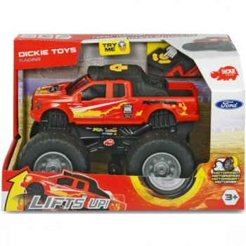 Машинки и игровые наборы Dicki 3764018/Рейсинговый монстр - трак Ford Raptor со светом и звуком