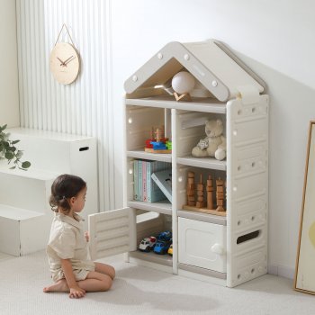 Стеллаж для игрушек Unix Kids House (2 ящика)