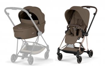 Коляска 2 в 1 Cybex Mios IV 2026 Coconut Brown (шасси на выбор)