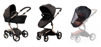 Коляска 2 в 1 Mima Xari Max Chocolate Champagne/Chocolate/Black