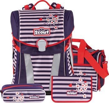Школьный рюкзак Scout Sunny Веселая полоска с наполнением 4 предмета Веселая полоска