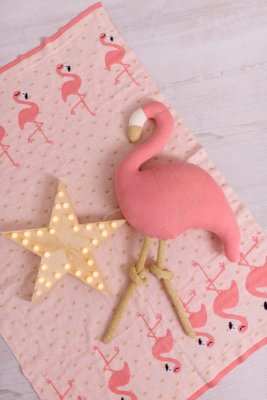 Одеяло Bizzi Growin (Биззи Гровин) Flamingo 75*100 вязанное BG032 Flamingo