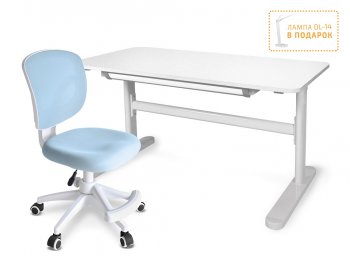 Комплект парта Ergokids Boston (TH-210 W Lite) и кресло Soft Air Lite (Y-240 Lite) Серый