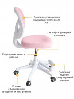 Комплект парта Ergokids Boston (TH-210 W Lite) и кресло Soft Air Lite (Y-240 Lite) 5