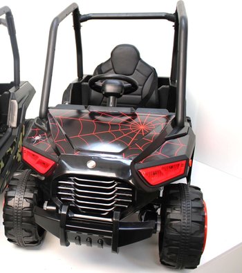 Детский электромобиль Rivertoys T333TT с дистанционным управлением Черный паук
