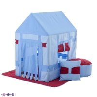 Текстильный домик-палатка с пуфиком для мальчика Paremo Замок Бристоль PCR116-01 4