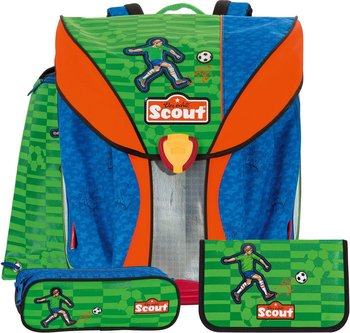 Школьный рюкзак Scout Nano Футбол с наполнением 4 предмета Футбол