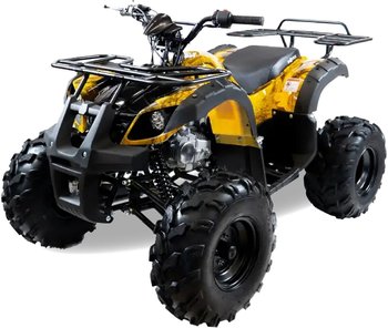 Квадроцикл детский бензиновый MOTAX ATV Grizlik-7 110 сс Желтый камуфляж 
