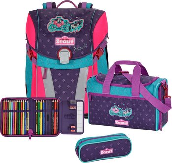 Школьный рюкзак Scout Alpha Exklusiv Карета Золушки с наполнением 4 предмета Карета Золушка