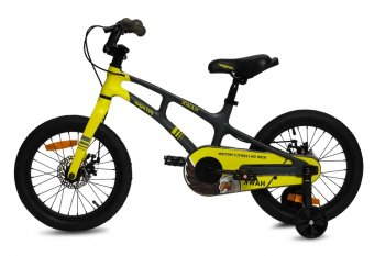 Детский велосипед Pifagor Hawk 18 серый / желтый