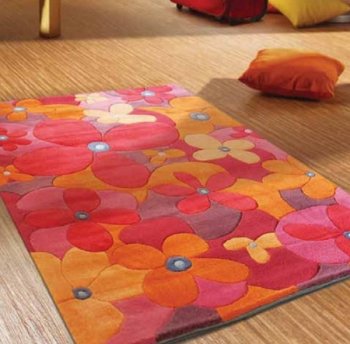 Детский ковёр в комнату Pansky Цветы (120*180) Цветы