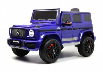 Детский электромобиль Rivertoys Mercedes-AMG G63 K999KK Синий глянец