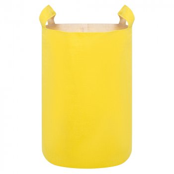 Тканевая корзина Vamvigvam из желтого льна при покупке отдельно 