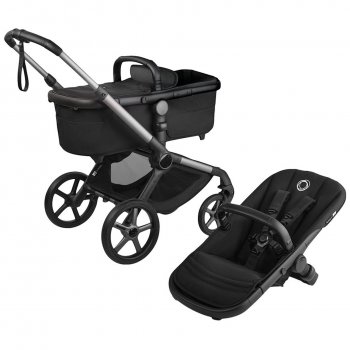 Коляска Bugaboo Fox5 Base Graphite/ Heritage black (без капюшона)