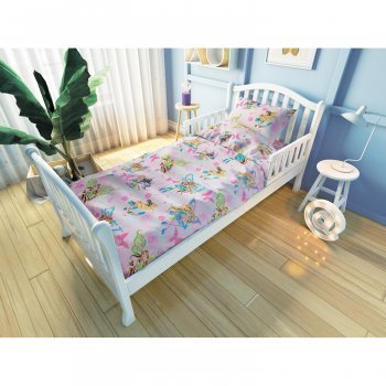 Комплект постельного белья для подростковой кровати Nuovita Волшебницы 2 предмета розовый