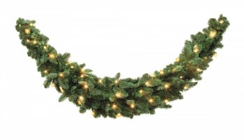 Сваг Triumph Tree Нормандия 180*36 см с лампами зеленая