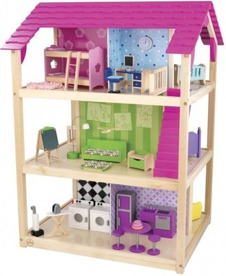 Кукольный домик для Барби KidKraft &quot;Самый роскошный&quot; (So Chic 65078_KE) с мебелью 45 элементов, на колесиках