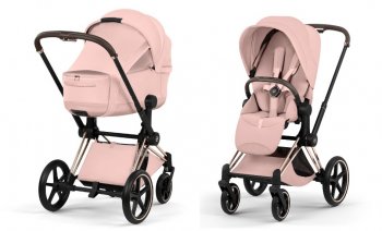 Коляска 2 в 1 Cybex Priam V Peach Pink (шасси на выбор)