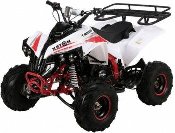 Квадроцикл подростковый бензиновый MOTAX ATV Raptor-LUX 125 сс Бело-красный