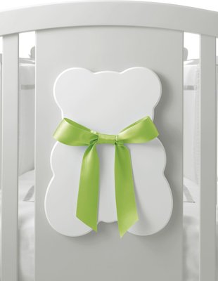 Детская кроватка Erbesi Bubu (Эрбеси Бубу) белый/зеленый