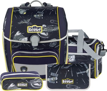 Школьный рюкзак Scout Genius Космос (Галактика) с наполнением 4 предмета Космос (Галактика)